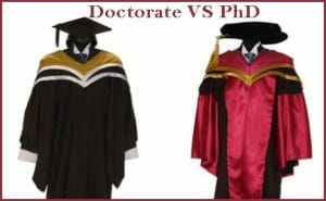 Is a PhD higher than a doctorate? 