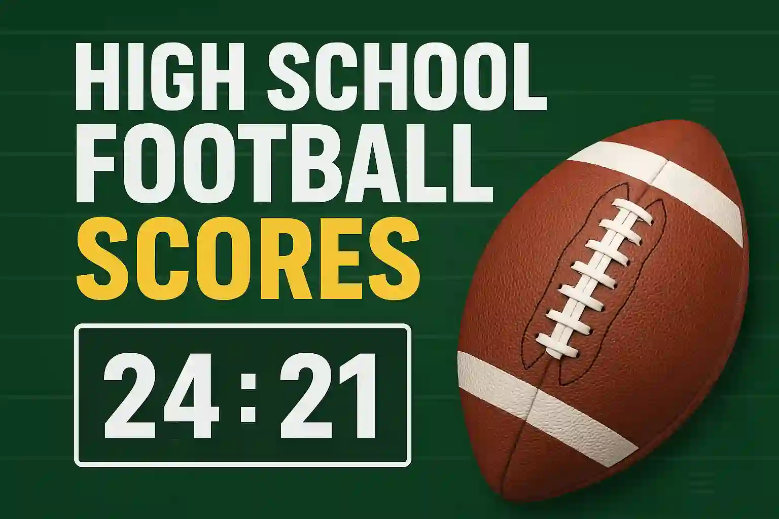 High School Football Scores