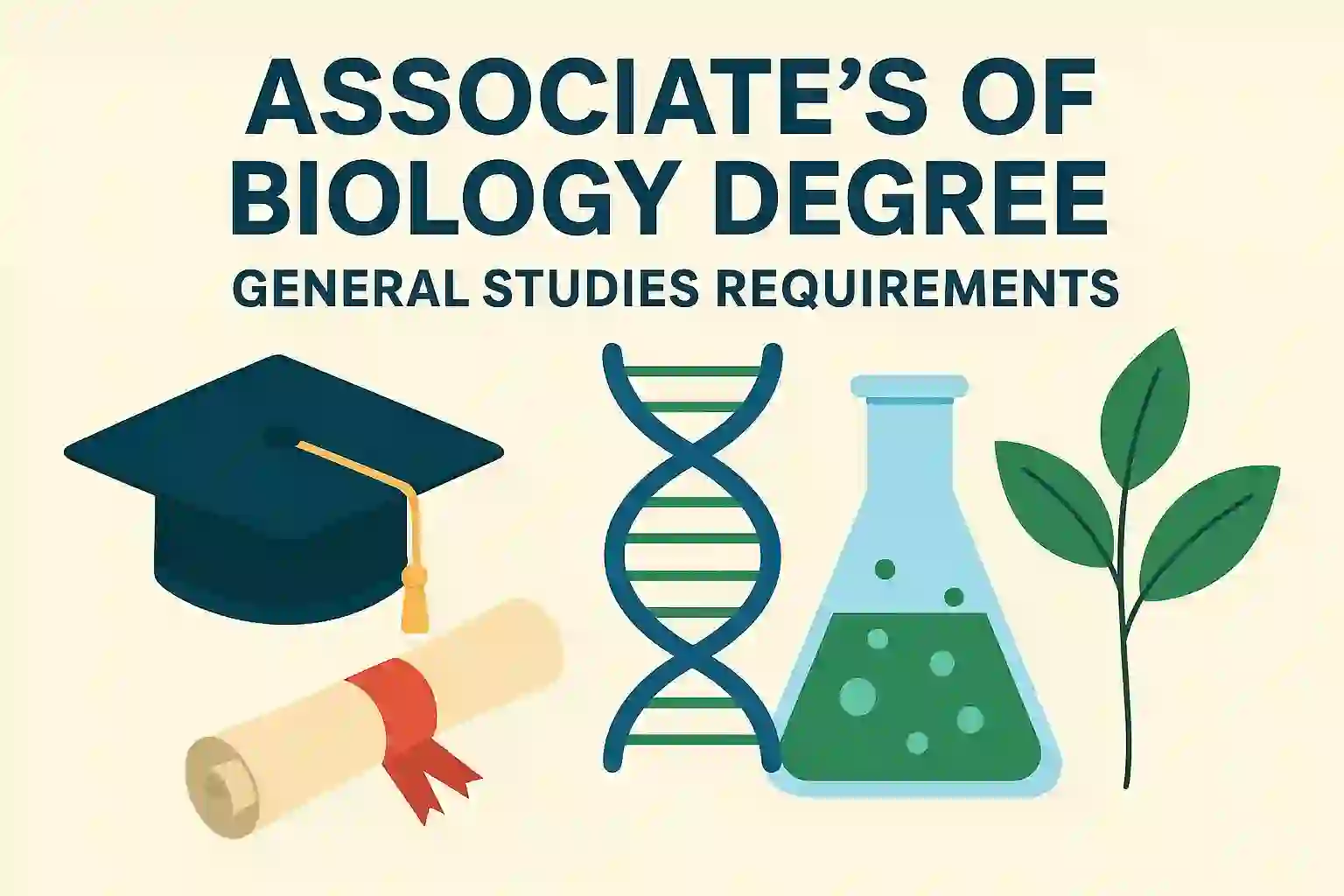 associate's of biology degree general studies requirements