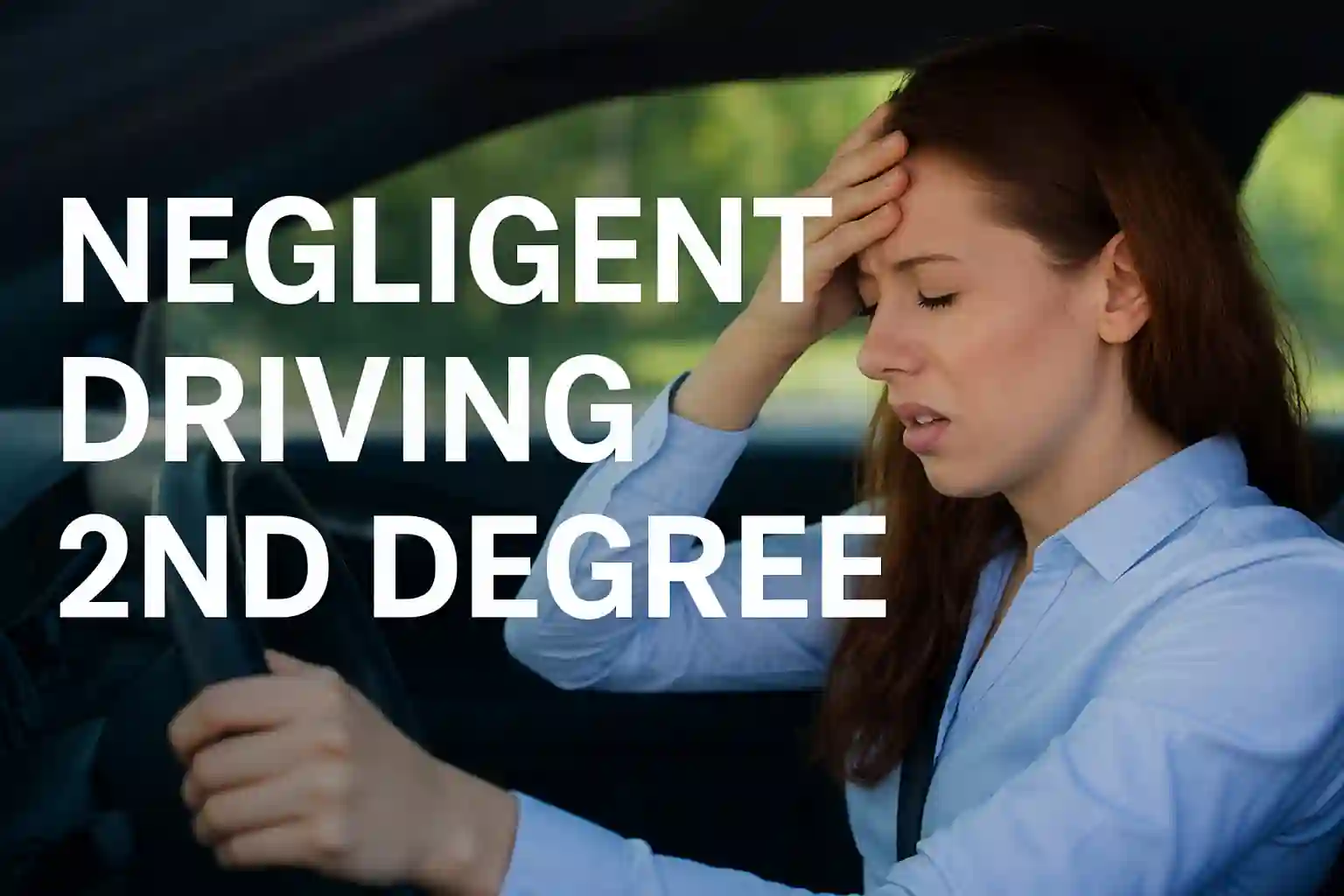 negligent driving 2nd degree